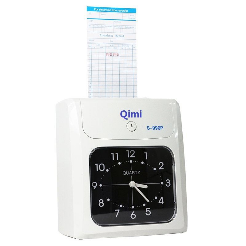 cloc gweithiwr ar gyfer gwirio i mewn ac allan